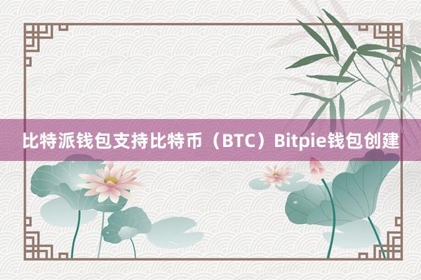 比特派钱包支持比特币（BTC）Bitpie钱包创建