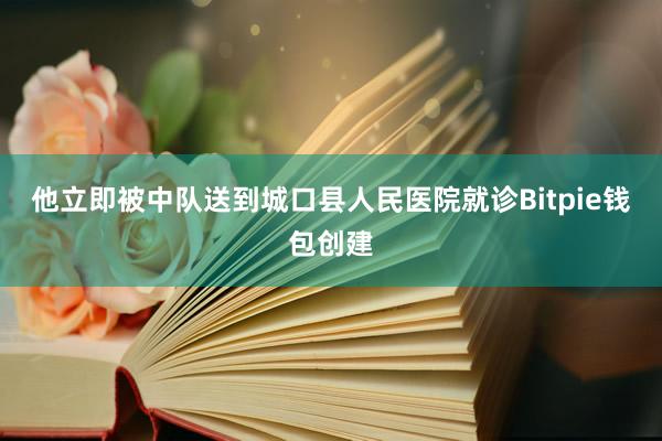 他立即被中队送到城口县人民医院就诊Bitpie钱包创建