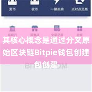 其核心概念是通过分叉原始区块链Bitpie钱包创建